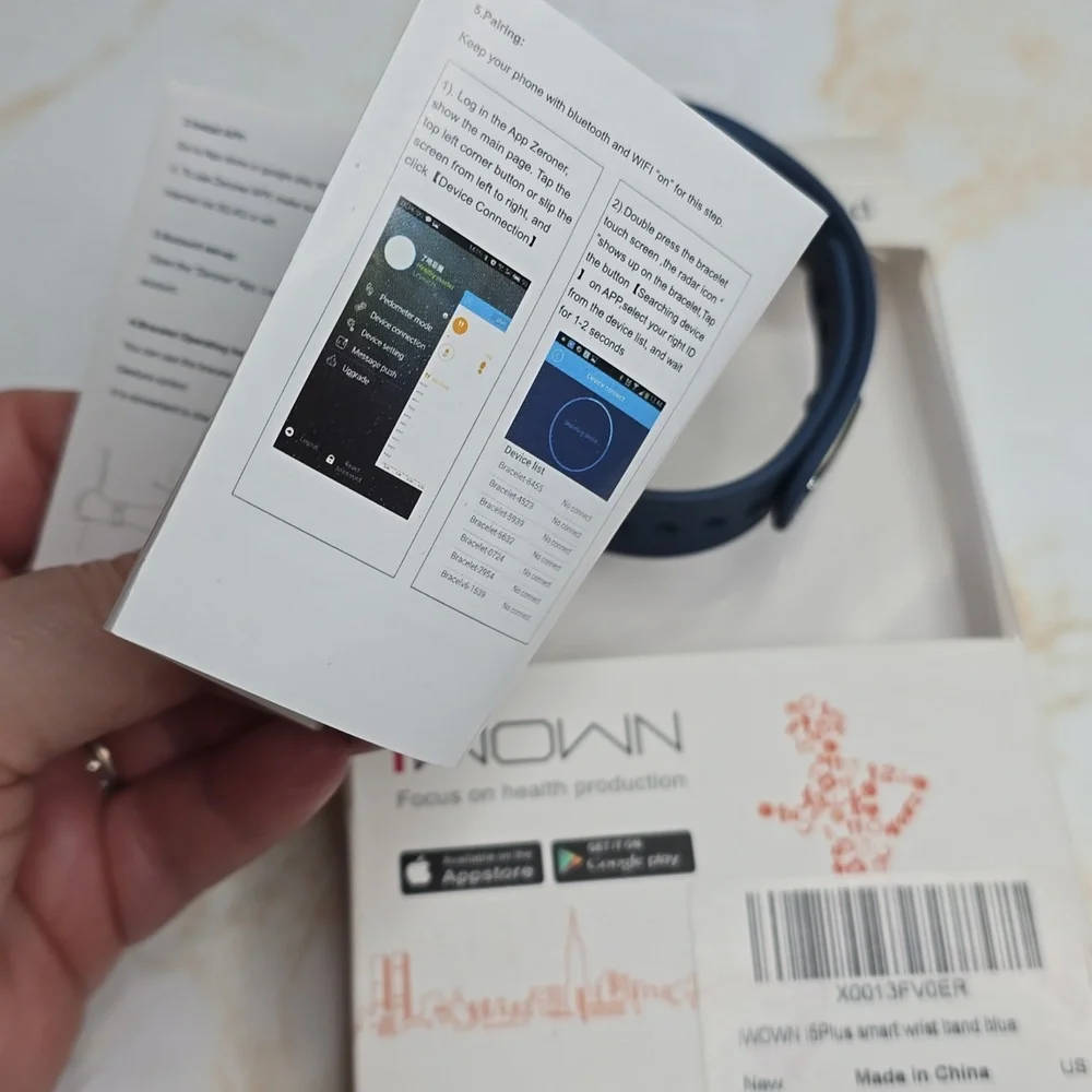 iWown i5plus Blue Smart Wristband New In Box